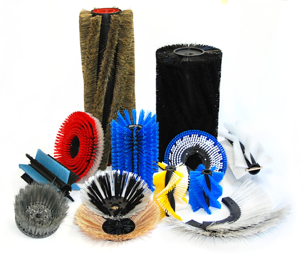 Different sweeper brushes